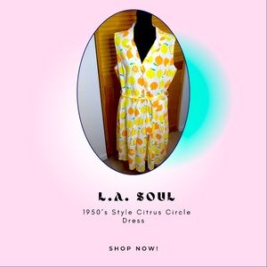 LA Soul Citrus Circle Dress